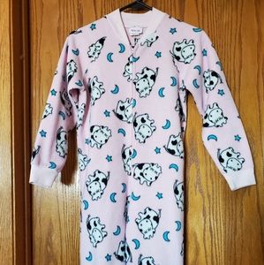Girls Total Girl Fleece Footed Pajama
